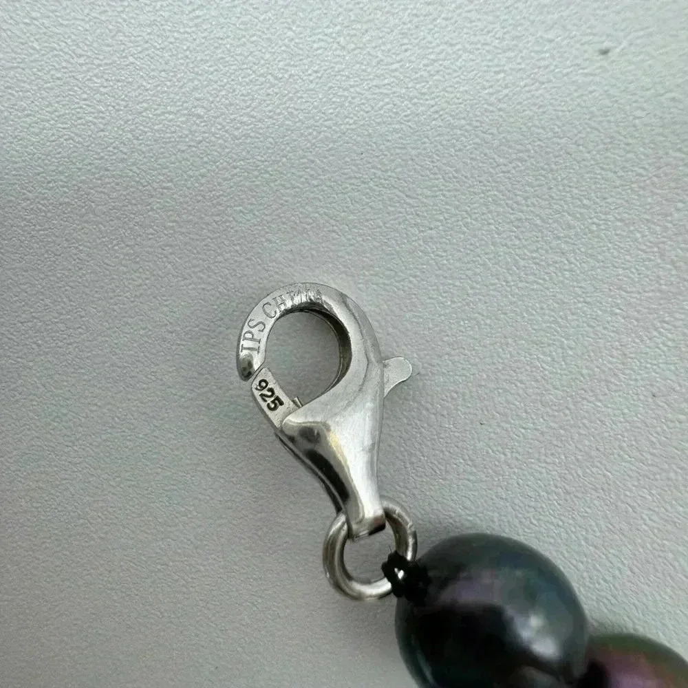 80inch Long Strand “IPS” Silver stamped Imperial Pearl Syndicate - Picture 8 of 9